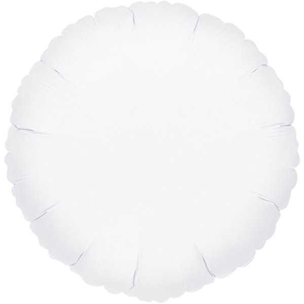 STANDARD ROUND METALLIC WHITE